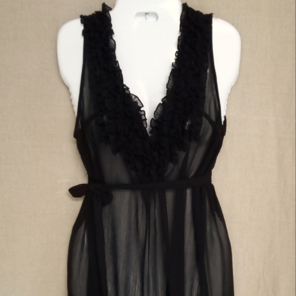 Lapis Ruffled Tunic, Size M